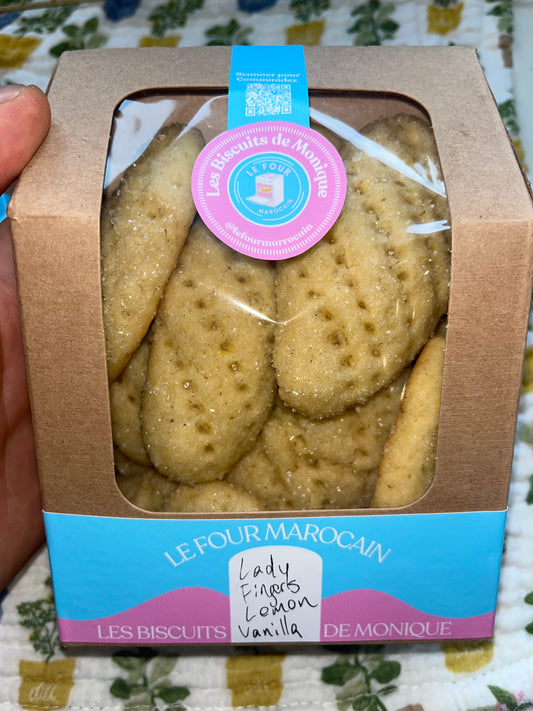 Vanilla Lemon Zest Lady Fingers